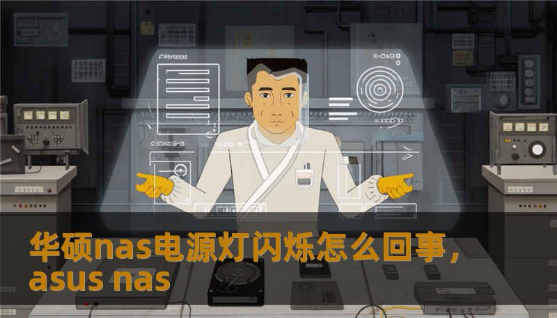 华硕nas电源灯闪烁怎么回事，asus nas