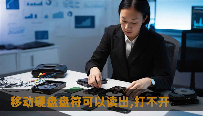 移动硬盘盘符可以读出,打不开