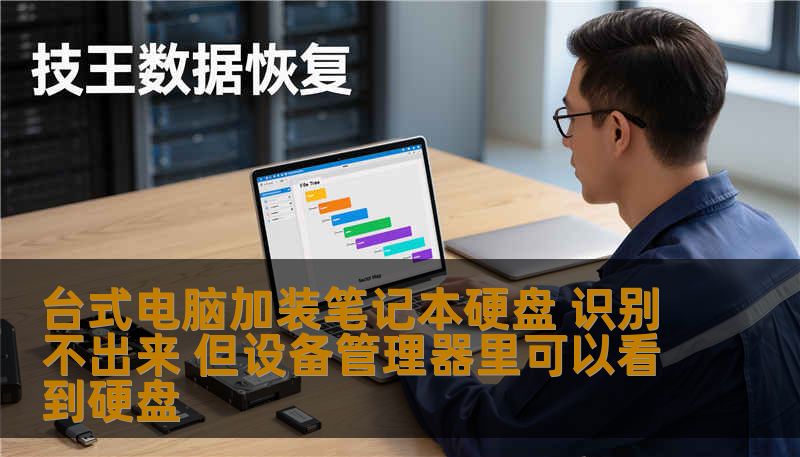 台式电脑加装笔记本硬盘 识别不出来 但设备管理器里可以看到硬盘 台式电脑加装笔记本硬盘 识别不出来 但设备管理器里可以看到硬盘