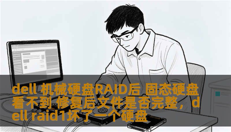 dell 机械硬盘RAID后 固态硬盘看不到 修复后文件是否完整，dell raid1坏了一个硬盘