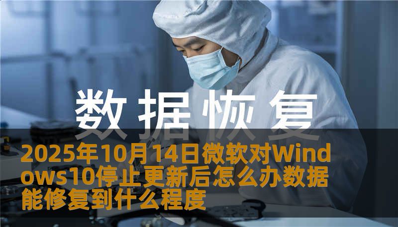 2025年10月14日微软对Windows10停止更新后怎么办数据能修复到什么程度
