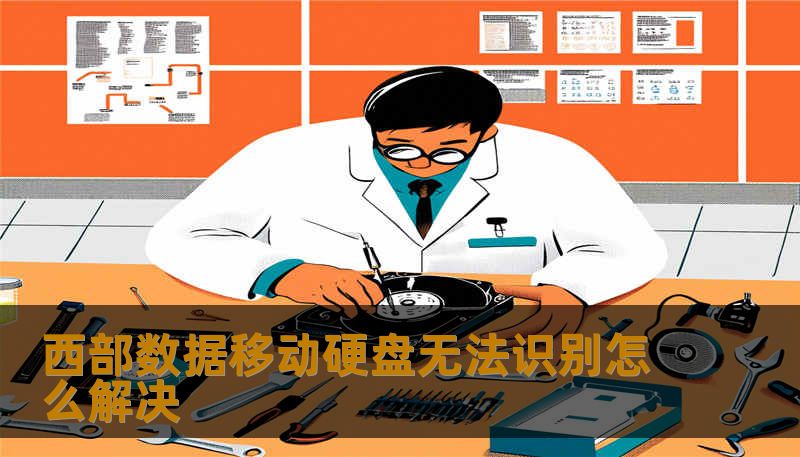西部数据移动硬盘无法识别怎么解决