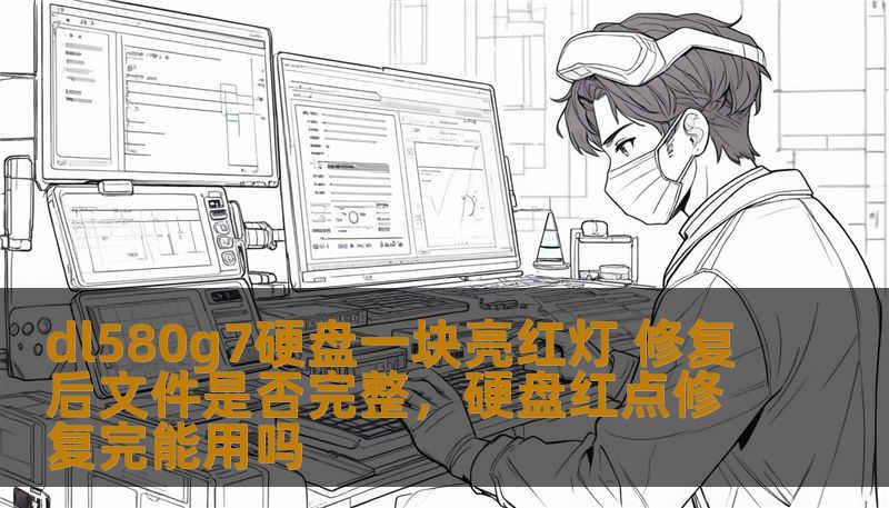 dl580g7硬盘一块亮红灯 修复后文件是否完整，硬盘红点修复完能用吗