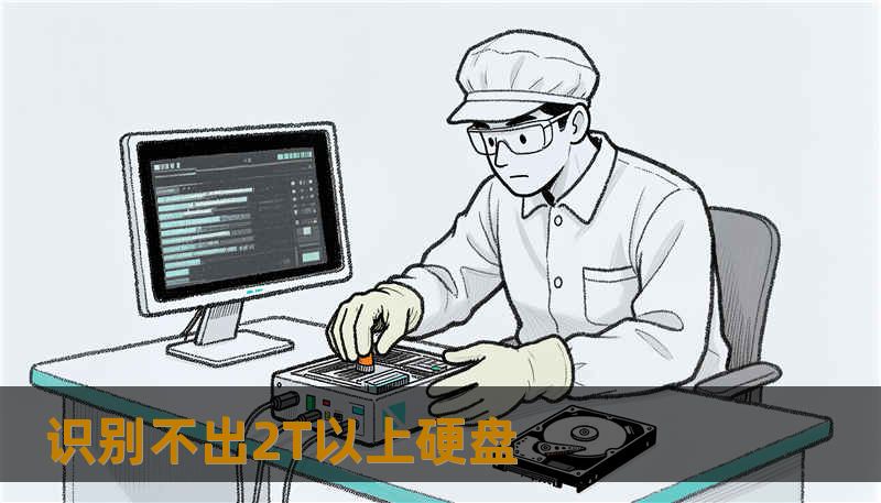 识别不出2T以上硬盘                    正文    作为在数据恢复行业深耕20+年的工程师，我见过太多从绝望走到重获的故事。技王数据恢复，20 多年专注于数据修复，依靠直营实验室和工程师团队，为个人与企业提供过成千上万次成功救援。下面我把常见的“识别不出2T以上硬盘”场景拆开讲清楚：为什么会不识别？哪些是软件问题，哪些是硬件或固件问题？能做哪些专业的数据恢复方案与硬盘修复步骤？