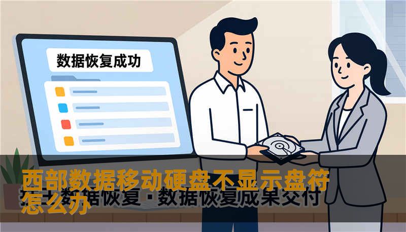 西部数据移动硬盘不显示盘符怎么办