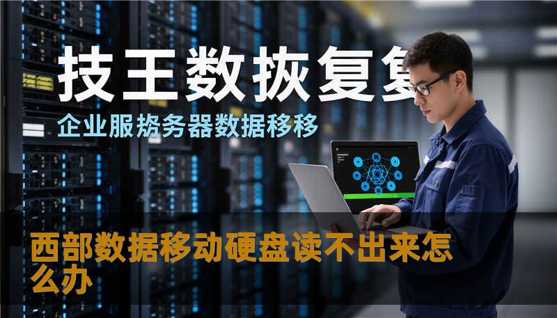 西部数据移动硬盘读不出来怎么办