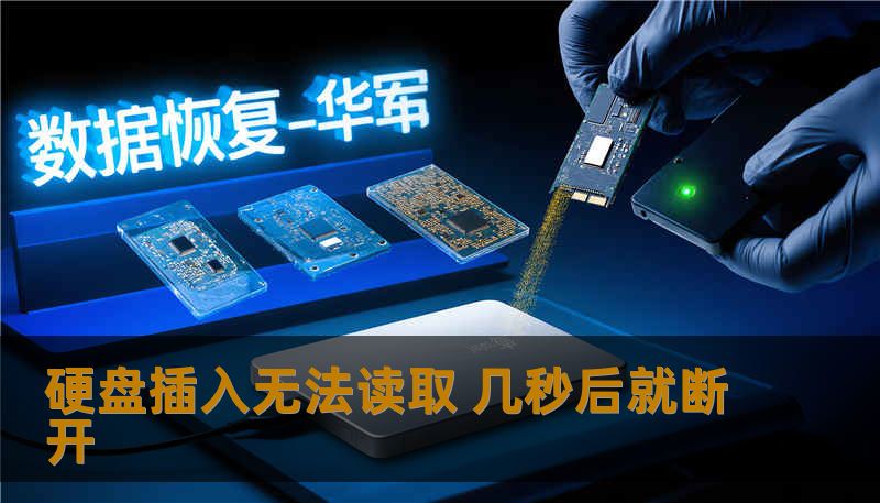 硬盘插入无法读取 几秒后就断开