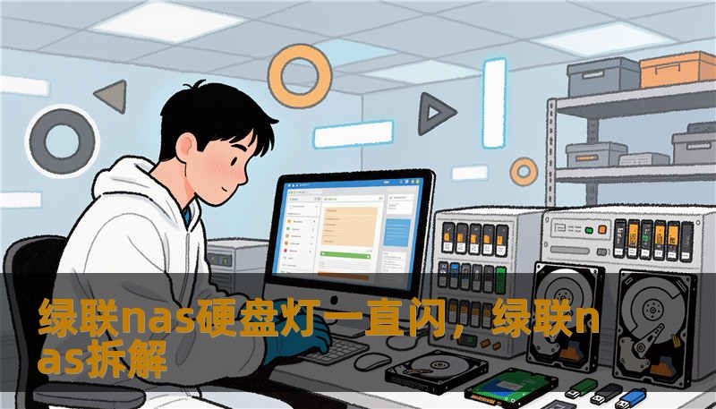 绿联nas硬盘灯一直闪，绿联nas拆解