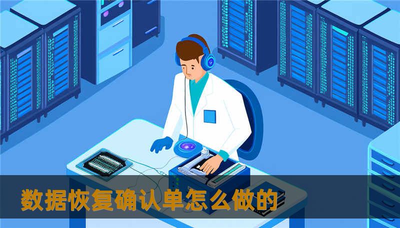 数据恢复确认单怎么做的
