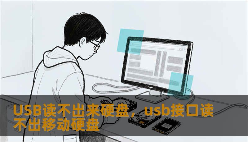USB读不出来硬盘，usb接口读不出移动硬盘                    遇到“USB读不出来硬盘”的情况，很多人第一反应是怕丢数据、怕硬盘报废。先深呼吸：绝大多数情况下，这并不意味着数据彻底消失。把问题拆成几类来对待，排查起来效率更高。第一类是最常见的接口或供电问题。尤其是移动硬盘、老笔记本或U盘盒装硬盘，USB口供电不足或接触不良会导致识别失败。    解决方法很直观：换一个USB接