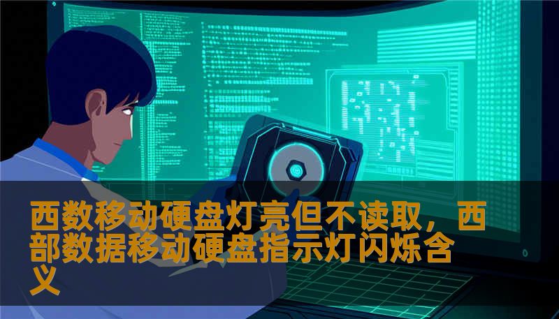 西数移动硬盘灯亮但不读取，西部数据移动硬盘指示灯闪烁含义
