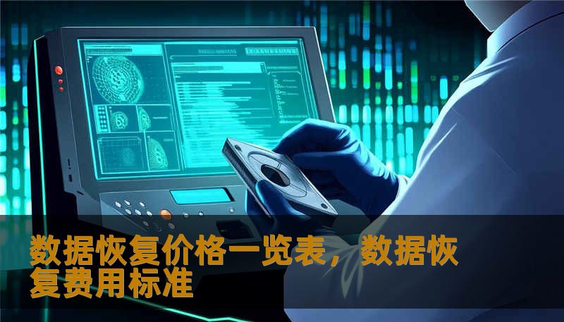 数据恢复价格一览表，数据恢复费用标准