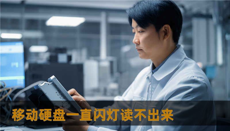 移动硬盘一直闪灯读不出来