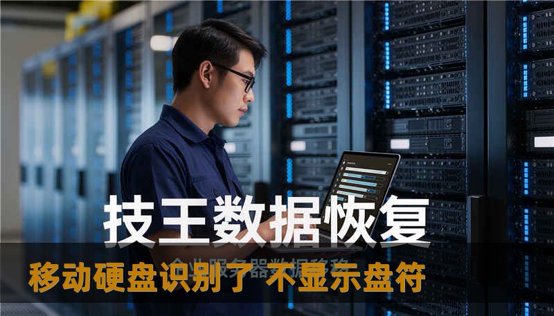 移动硬盘识别了 不显示盘符