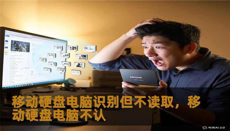 移动硬盘电脑识别但不读取，移动硬盘电脑不认