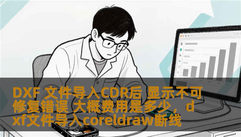 DXF 文件导入CDR后 显示不可修复错误 大概费用是多少，dxf文件导入coreldraw断线
