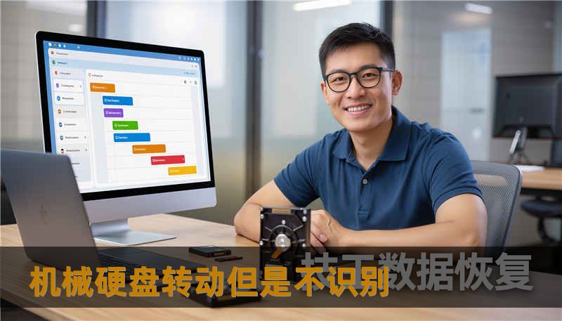 机械硬盘转动但是不识别