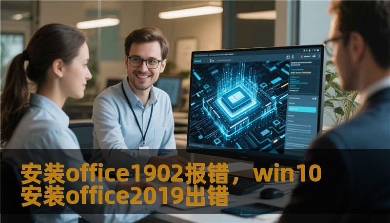 安装office1902报错，win10安装office2019出错