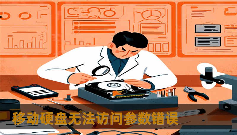 移动硬盘无法访问参数错误