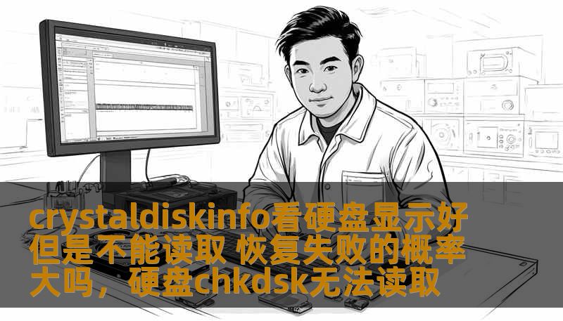 crystaldiskinfo看硬盘显示好但是不能读取 恢复失败的概率大吗,硬盘chkdsk无法读取 crystaldiskinfo看硬盘显示好但是不能读取 恢复失败的概率大吗,硬盘chkdsk无法读取