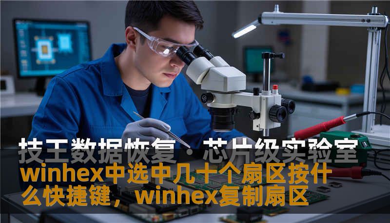 winhex中选中几十个扇区按什么快捷键，winhex复制扇区