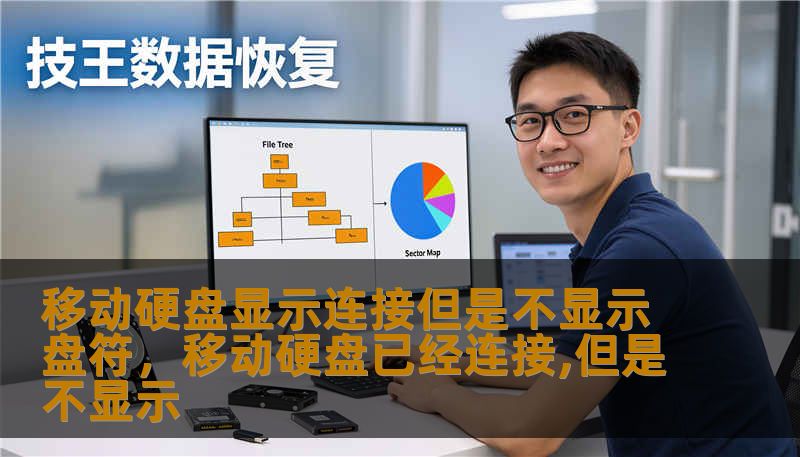 移动硬盘显示连接但是不显示盘符，移动硬盘已经连接,但是不显示