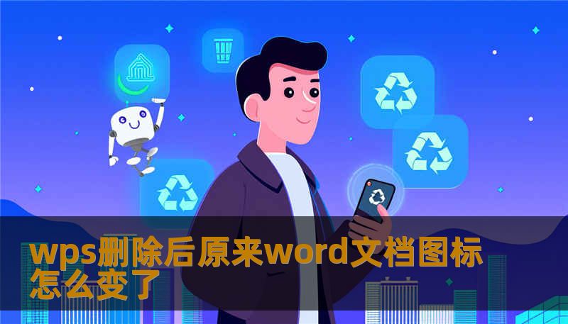 wps删除后原来word文档图标怎么变了