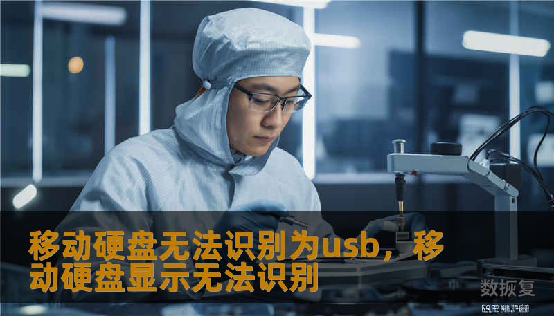 移动硬盘无法识别为usb，移动硬盘显示无法识别