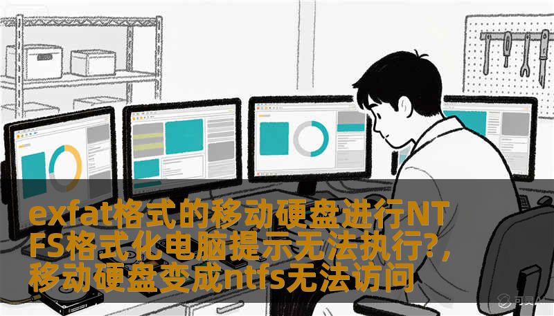 exfat格式的移动硬盘进行NTFS格式化电脑提示无法执行?，移动硬盘变成ntfs无法访问