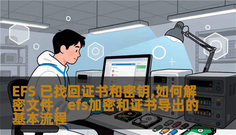 EFS 已找回证书和密钥,如何解密文件，efs加密和证书导出的基本流程