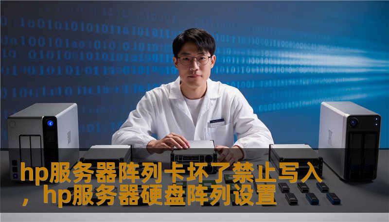 hp服务器阵列卡坏了禁止写入，hp服务器硬盘阵列设置
