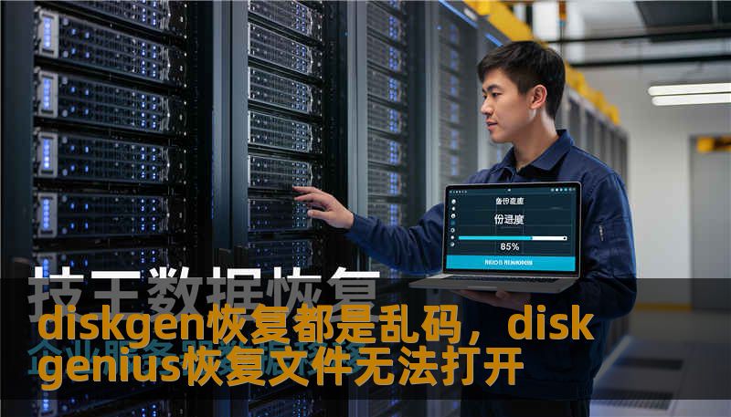 diskgen恢复都是乱码，diskgenius恢复文件无法打开