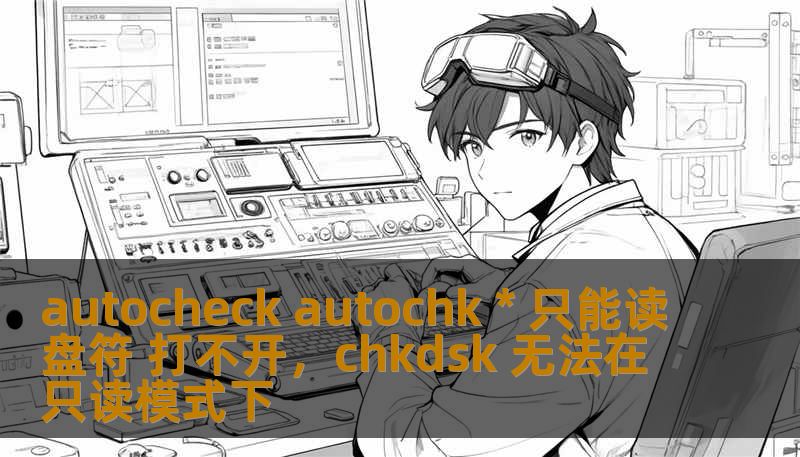 autocheck autochk * 只能读盘符 打不开，chkdsk 无法在只读模式下