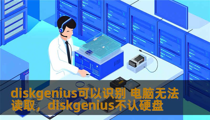 diskgenius可以识别 电脑无法读取，diskgenius不认硬盘