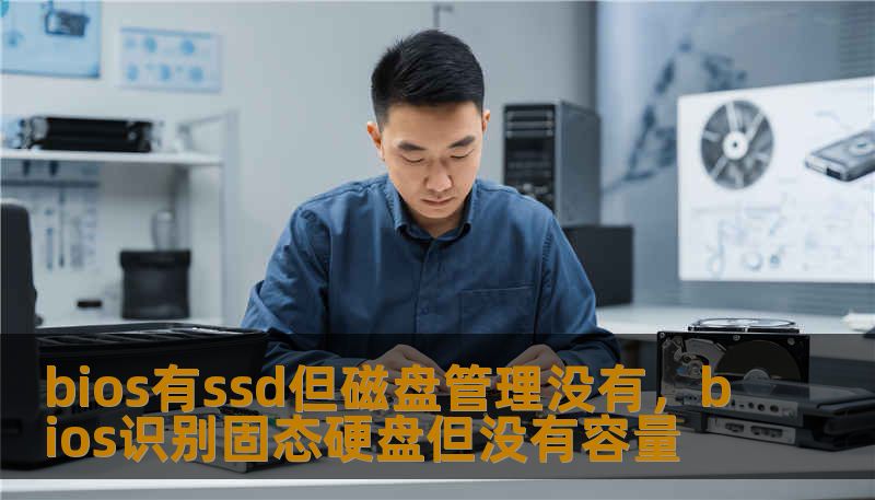bios有ssd但磁盘管理没有，bios识别固态硬盘但没有容量