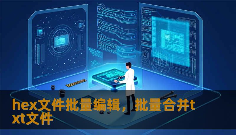 hex文件批量编辑，批量合并txt文件