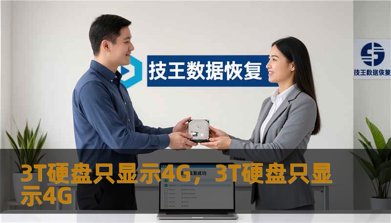 3T硬盘只显示4G，3T硬盘只显示4G