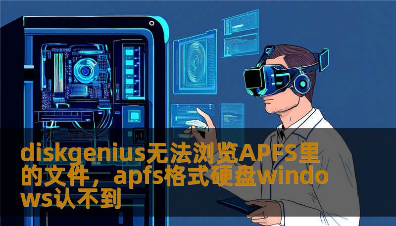 diskgenius无法浏览APFS里的文件,apfs格式硬盘windows认不到 diskgenius无法浏览APFS里的文件,apfs格式硬盘windows认不到