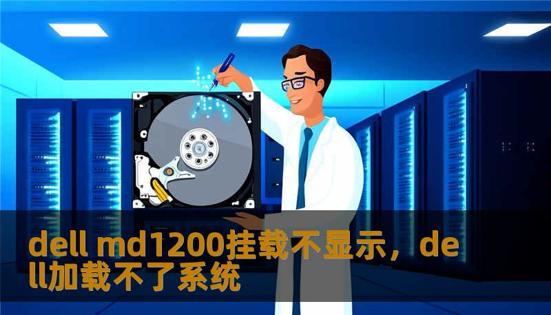 dell md1200挂载不显示，dell加载不了系统