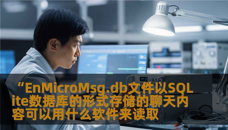 “EnMicroMsg.db文件以SQLite数据库的形式存储的聊天内容可以用什么软件来读取