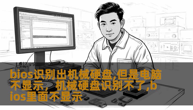 bios识别出机械硬盘,但是电脑不显示,机械硬盘识别不了,bios里面不显示 bios识别出机械硬盘,但是电脑不显示,机械硬盘识别不了,bios里面不显示