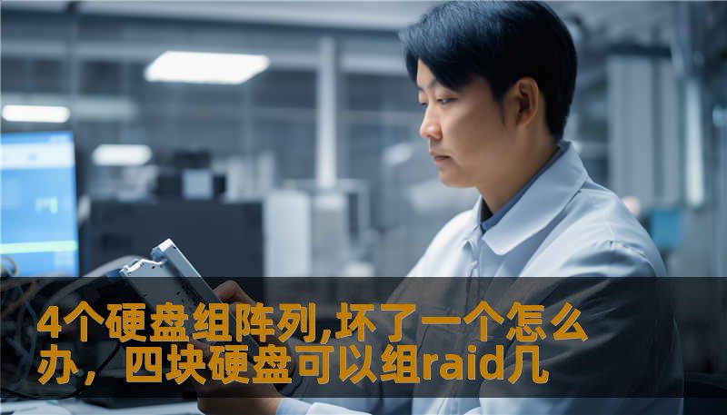 4个硬盘组阵列,坏了一个怎么办，四块硬盘可以组raid几