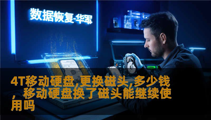 4T移动硬盘,更换磁头,多少钱，移动硬盘换了磁头能继续使用吗