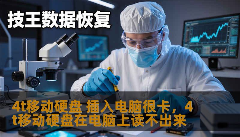 4t移动硬盘 插入电脑很卡，4t移动硬盘在电脑上读不出来