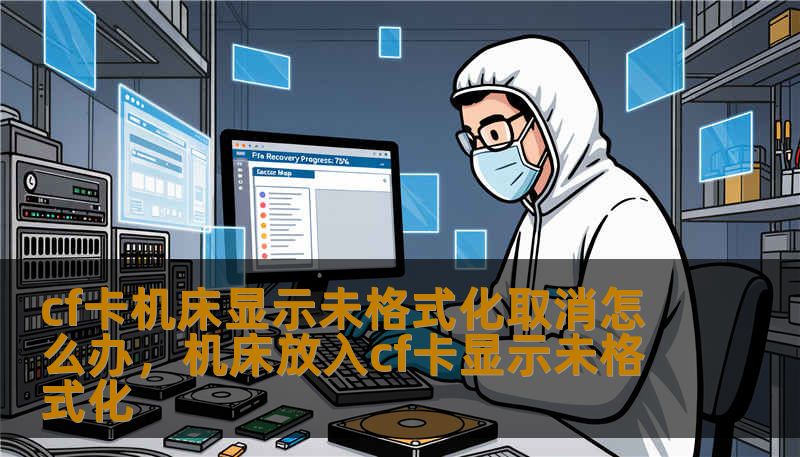 cf卡机床显示未格式化取消怎么办，机床放入cf卡显示未格式化