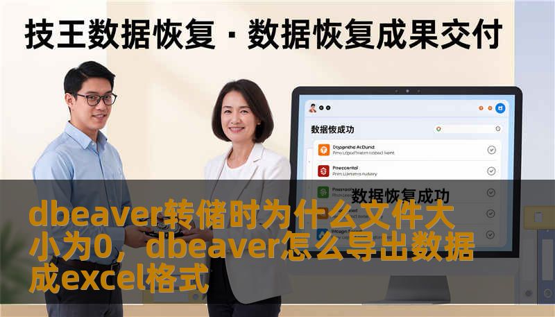 dbeaver转储时为什么文件大小为0，dbeaver怎么导出数据成excel格式