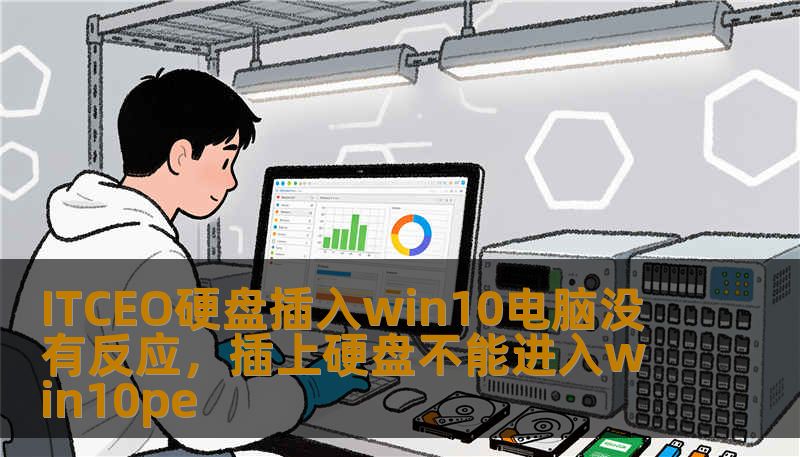 ITCEO硬盘插入win10电脑没有反应，插上硬盘不能进入win10pe