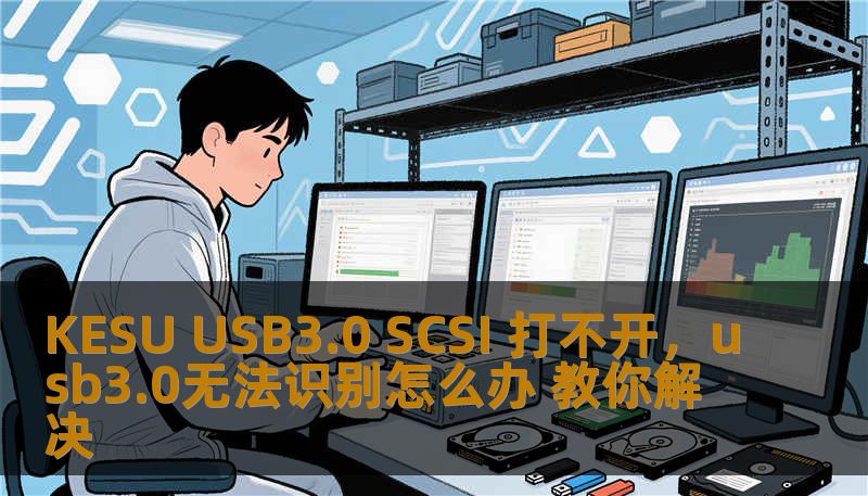 KESU USB3.0 SCSI 打不开，usb3.0无法识别怎么办 教你解决