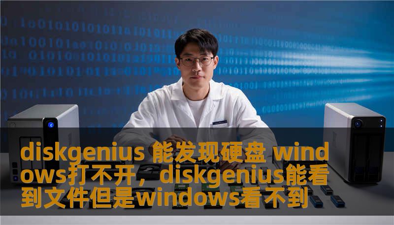 diskgenius 能发现硬盘 windows打不开,diskgenius能看到文件但是windows看不到 diskgenius 能发现硬盘 windows打不开,diskgenius能看到文件但是windows看不到