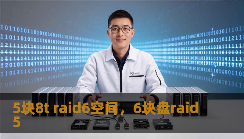 5块8t raid6空间，6块盘raid5